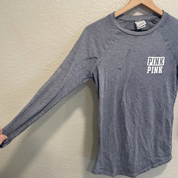PINK Victoria's Secret Raglan Tee XS - Picture 4 of 6